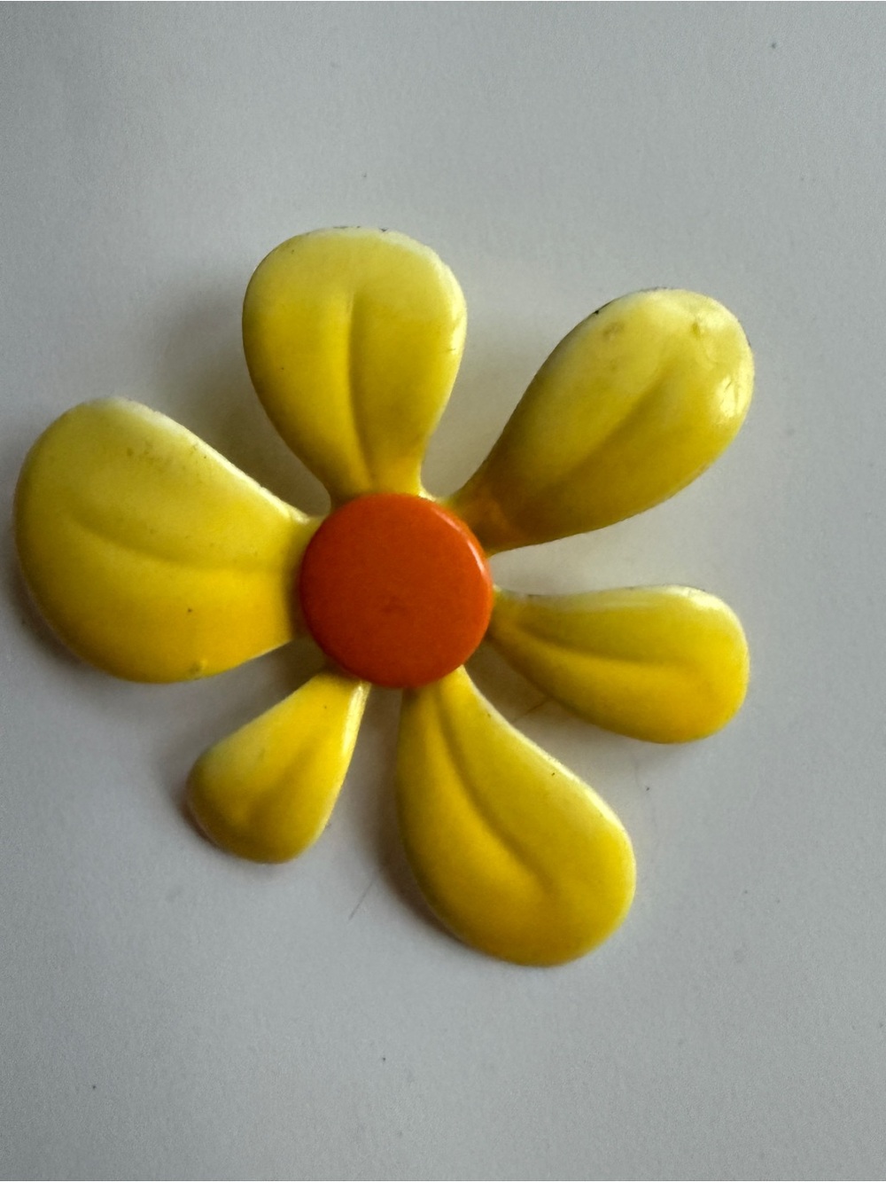 Yellow & Orange Floral Brooch - Women Jewelry Brooches - Picture 2 of 5